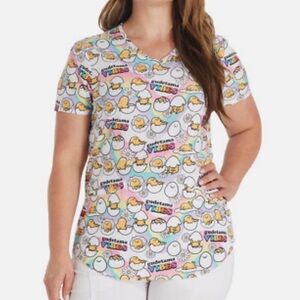 Sanrio Fitted Scrub Top.